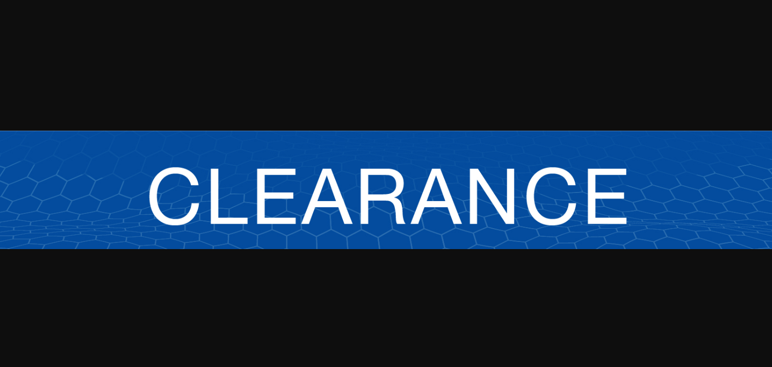 Clearance banner